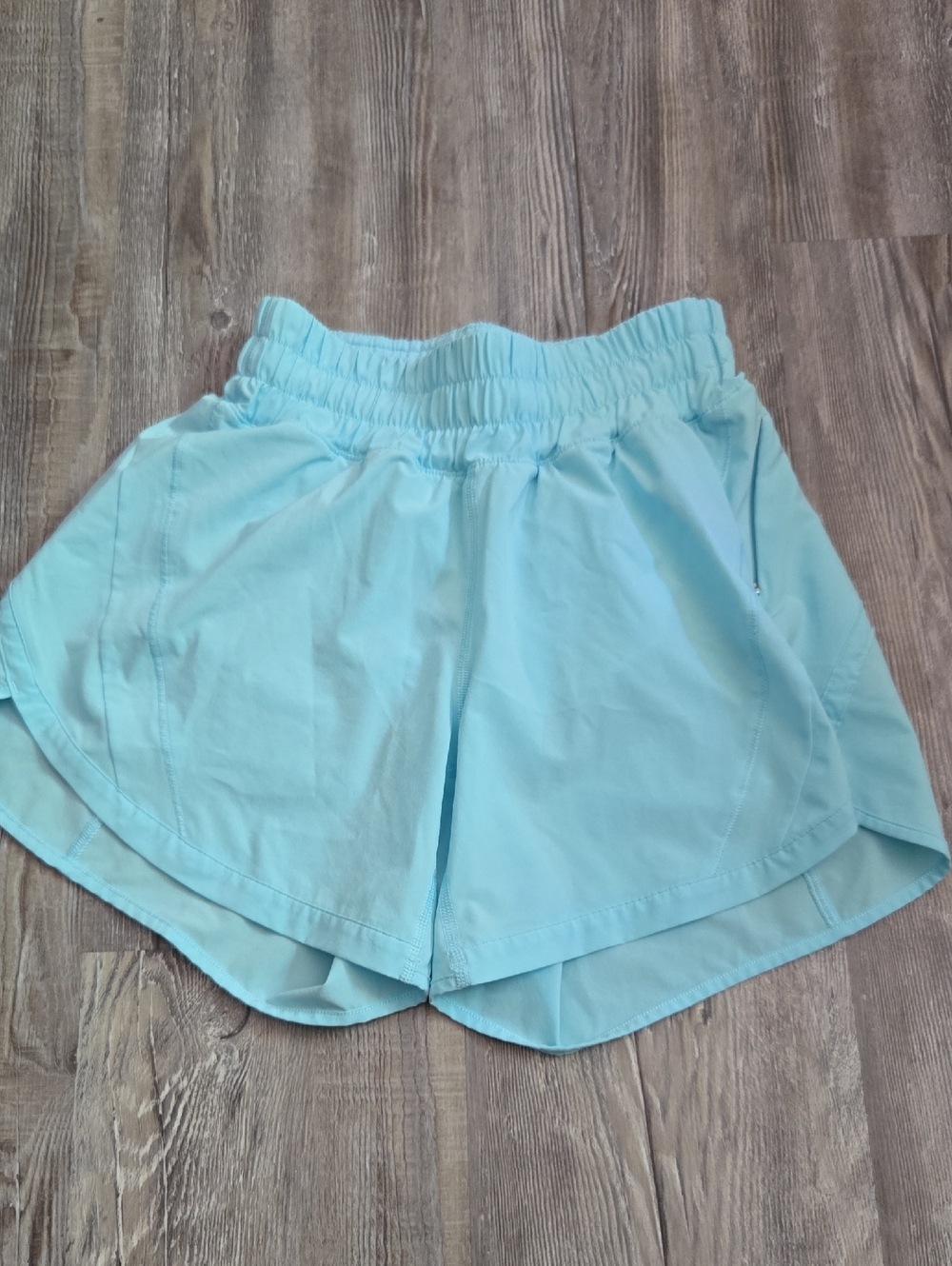 lululemon athletica Light Blue Athletic Run Shorts